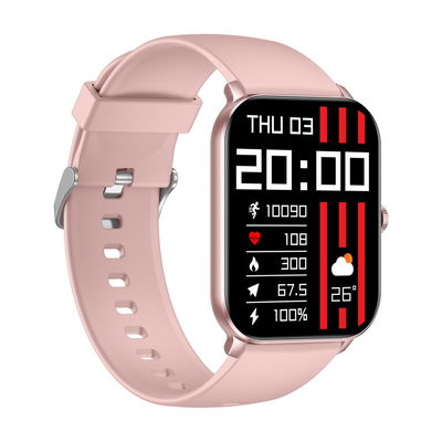 خرید KW105PRO-M شکل مربع ساعت هوشمند بلوتوث تماس با ساعت هوشمند نمایش آمولد تولید آنلاین