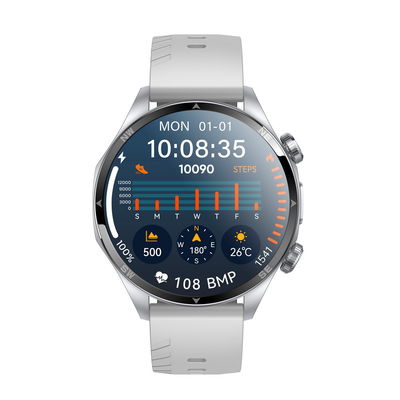خرید KW332 1.6 اینچ صفحه نمایش کامل AMOLED Smartwatch 5ATM ضد آب با 6 موقعیت گذاری ماهواره ای تولید آنلاین