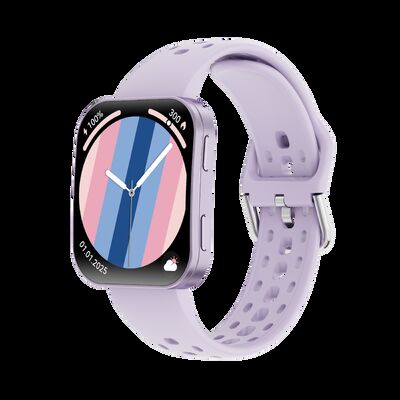 KW323 ساعت هوشمند بسیار باریک با صفحه نمایش 1.85 اینچی AMOLED 7.7 میلی متر طراحی منحنی